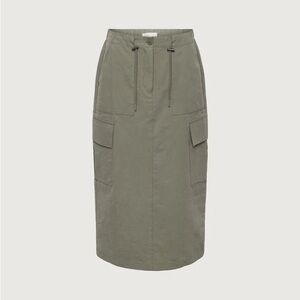 OAK + FORT Khaki Maxi Skirt